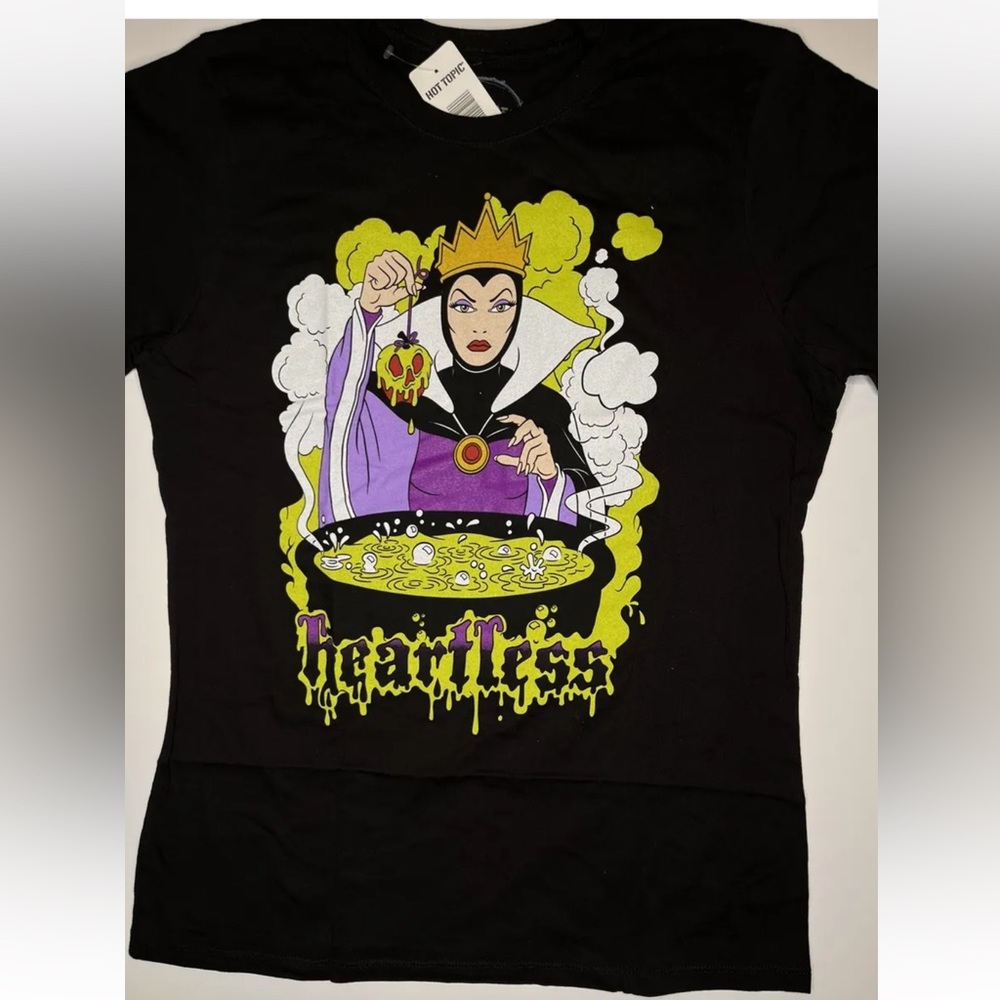 Vtg Hot Topic Disney Snow White Evil Queen "Heartless" T Shirt NWT Size XXL